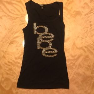 Black Bebe tank top